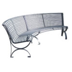 Panchina curva in acciaio - EDFA427