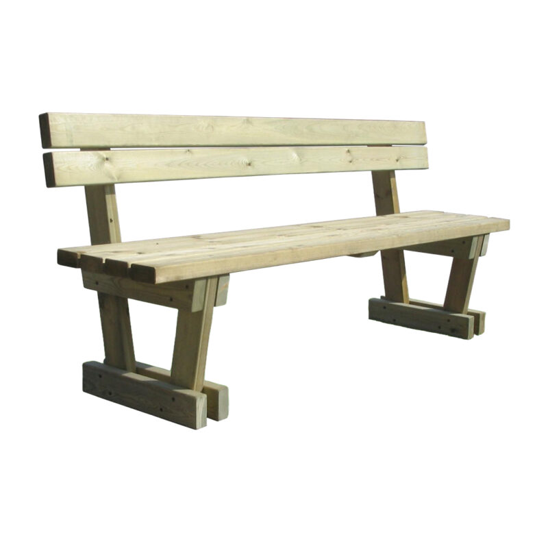 Panchina interamente in legno - edfa452