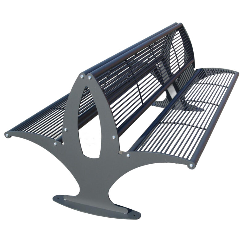 Panchina doppia in acciaio - edfa478