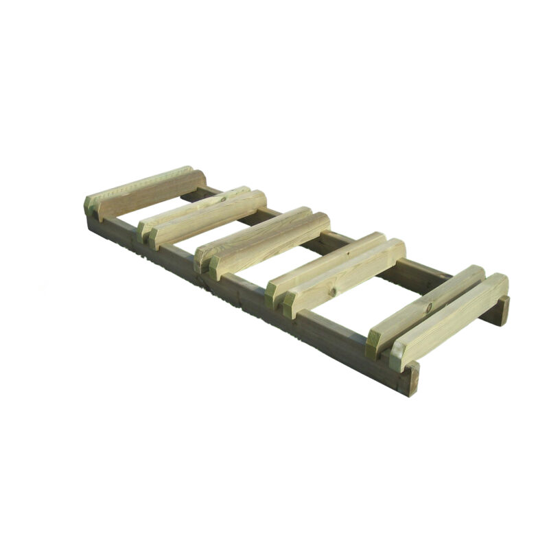 Portabici piatto in legno - edfb316