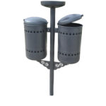 Cestino doppio con posacenere - EDFC108