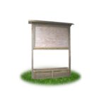 Bacheca con fioriera - EDFE625