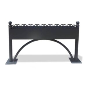 Fioriera in acciaio 100x50x45 h cm - - edfe651 1 Edfe651