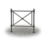 Transenna con croce di Sant'Andrea - EDFT210