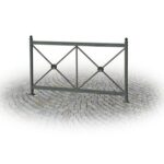 Transenna doppia con croce di Sant'Andrea - EDFT211