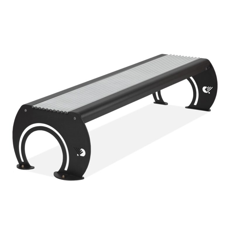 Panchina senza schienale in acciaio - ecd1135