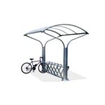Portabici con tettoia - ECD190