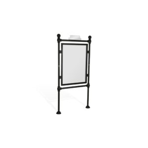 Tabellone con montanti 140x200h - ecd196b 1 Ecd196