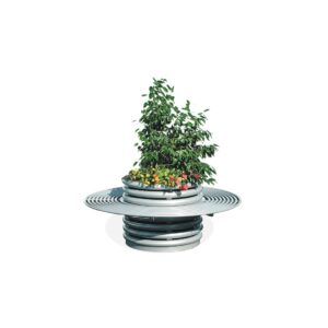 Fioriera con panca circolare - ecd198b 1 Ecd198b