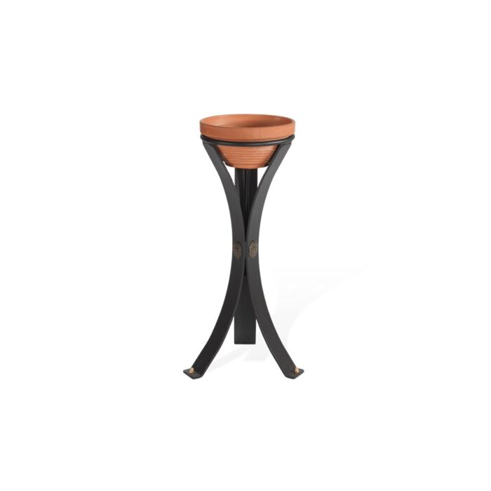 Posacenere in metallo e terracotta - ecd248
