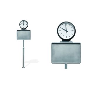 Orologio bifacciale con pannello - ecd257 1 Ecd257