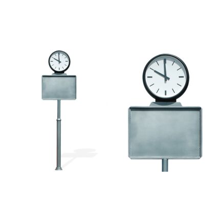 Orologio monofacciale con pannello - ECD257B