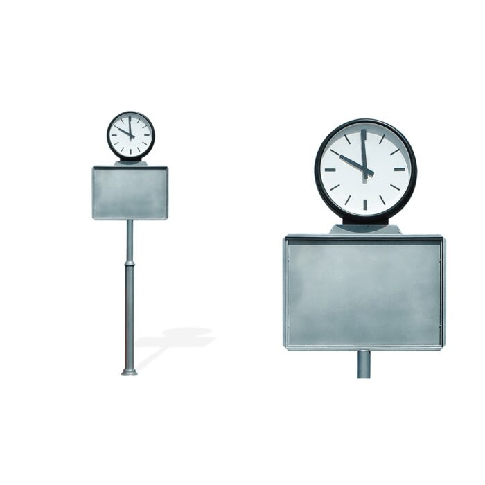 Orologio monofacciale con pannello - ecd257b