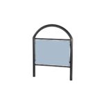 Transenna con pannello pubblicitario