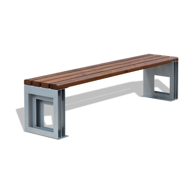 Panchina in legno di okum&egrave; - ecd355ok