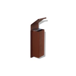 Posacenere con coperchio e attacco a muro - ecd411m 1 Ecd411m