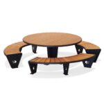 Tavolo da pic nic in legno Okumè - ECD484TOK