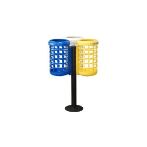 Triplo cestino differenziata senza tettuccio - ecd501 1 Ecd501