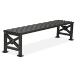 Panchina senza schienale L.200 cm - ECD952200