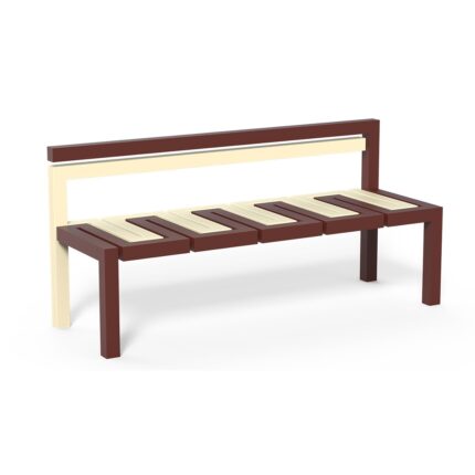 Panchina con schienale - ECDD830B
