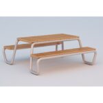 Set pic nic in legno Okumè - ECDG498