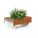 Fioriera con fasce in Okumè - ECDG516