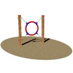 Passaggio circolare mobile Agility dog - EPG3251