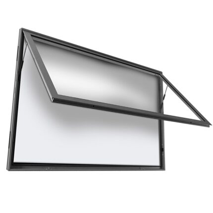 Bacheca per esterni con apertura a ribalta 114x99h con montanti inclusi - EWICITY16M
