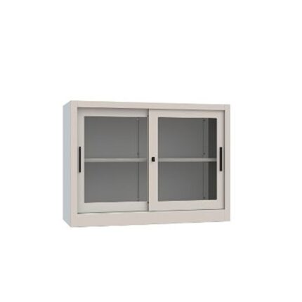 Libreria ante in vetro con piedini