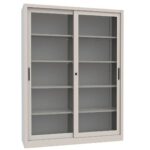 Armadio con anta in vetro scorrevole