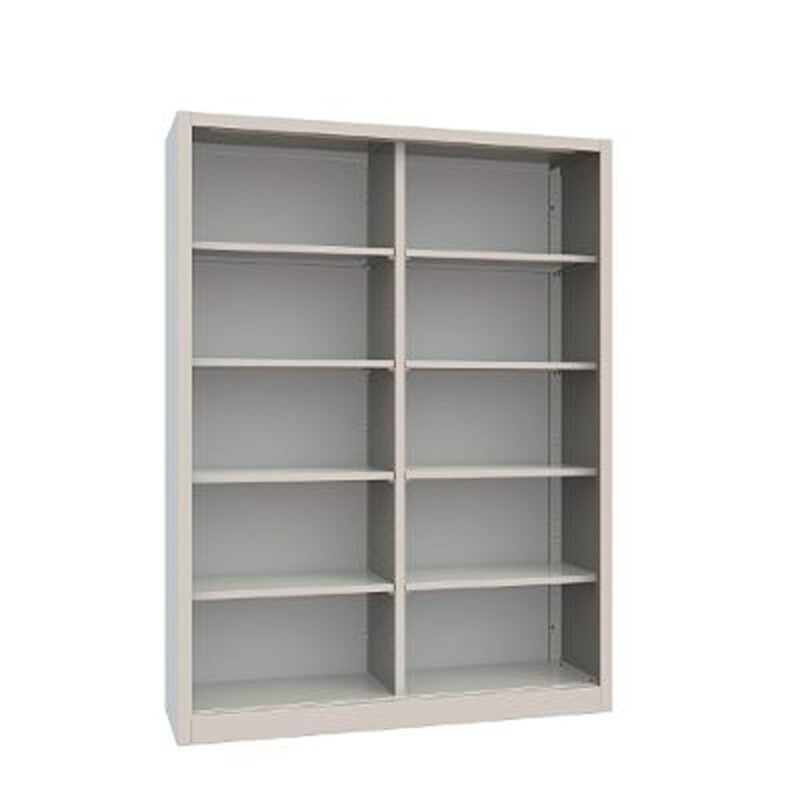 Armadio a giorno a 2 vani con 4 ripiani per vano. 180x60x200 h cm - ietg61862