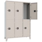 Spogliatoio a 6 posti con serratura - IETF33