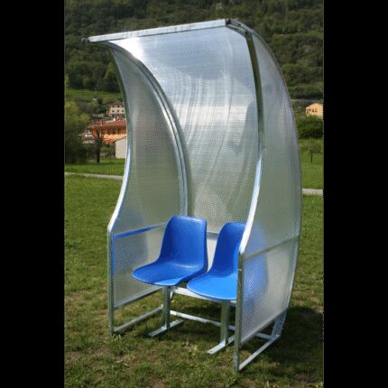 Panchina allenatori in acciaio