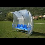 Panchina allenatori in acciaio