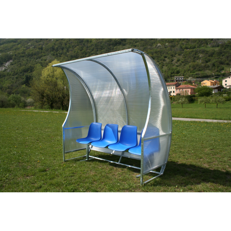 Panchina allenatori in acciaio Panchina allenatori in acciaio