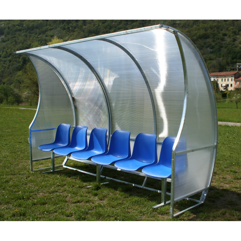 Panchina allenatori in acciaio Panchina allenatori in acciaio