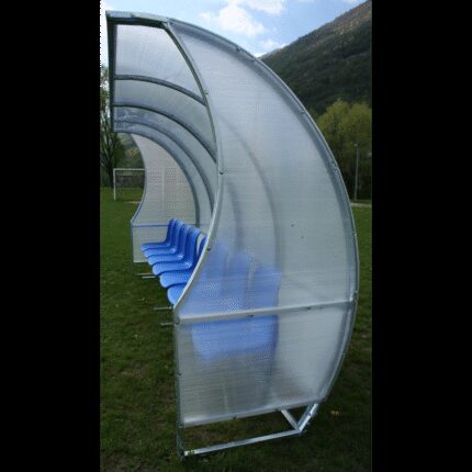 Panchina allenatori in acciaio