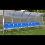 Panchina allenatori in acciaio