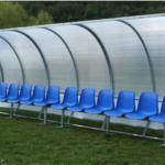 Panchina allenatori in acciaio