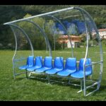 Panchina allenatori in alluminio