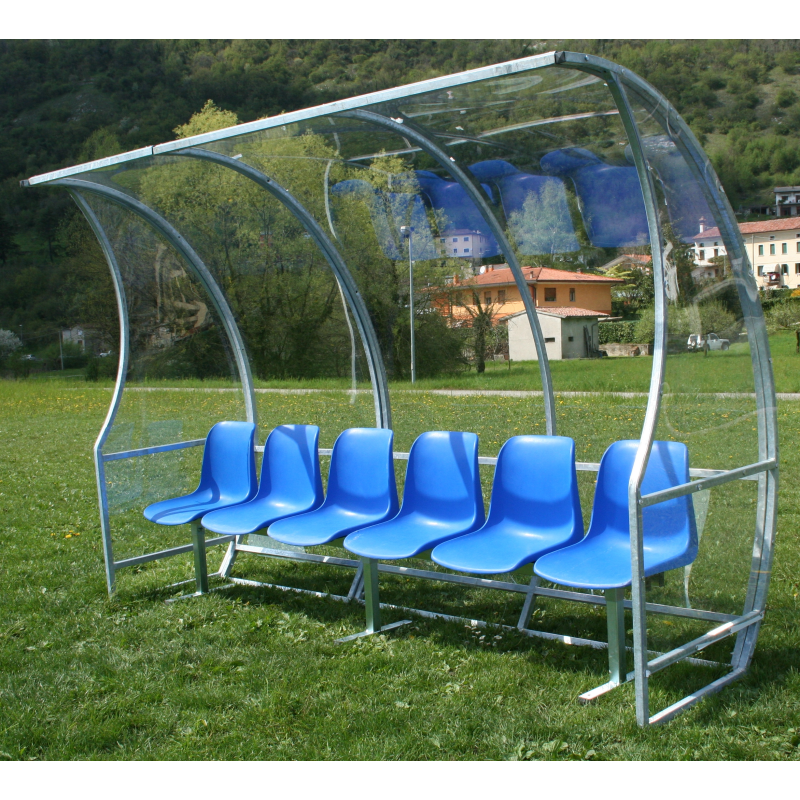 Panchina allenatori in alluminio Panchina allenatori in alluminio