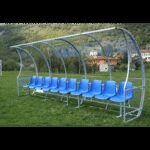 Panchina allenatori in alluminio