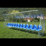 Panchina allenatori in alluminio