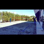 Impianto beach volley in acciaio