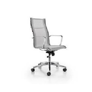 Sedia semi direzionale con schienale in rete - IFTLAG31