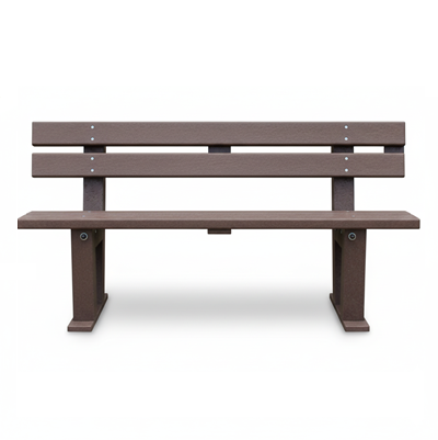 Panchina con schienale