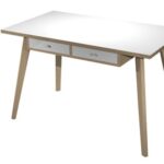 Workstation con gambe in legno - IXA2006002