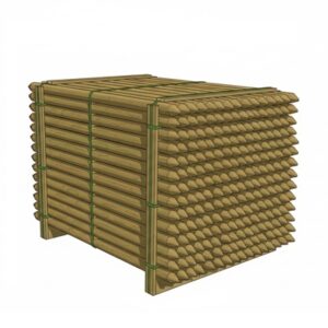 Pali in pino con punta