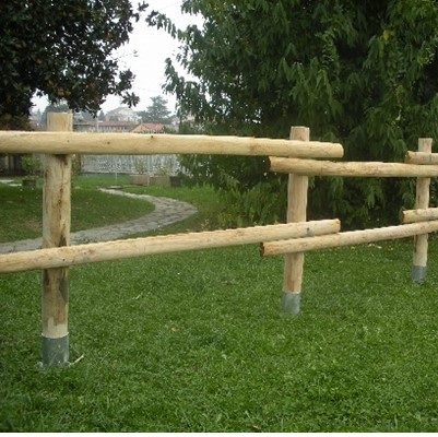 Recinzione Valdostana in castagno