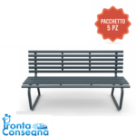 Panchina da 150 cm ANTRACITE- EDFA401Y1